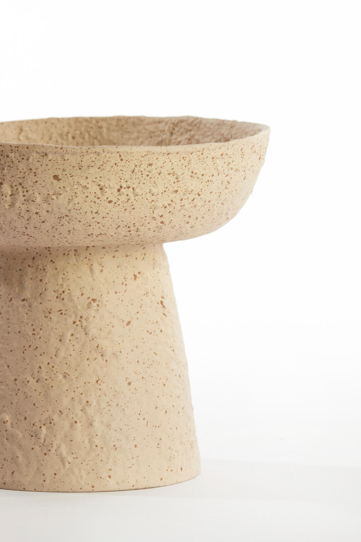 SCHÜSSEL Ota Braun Ø20,5/18 cm - Beige, Metall (20.5/18cm) - Light & Living