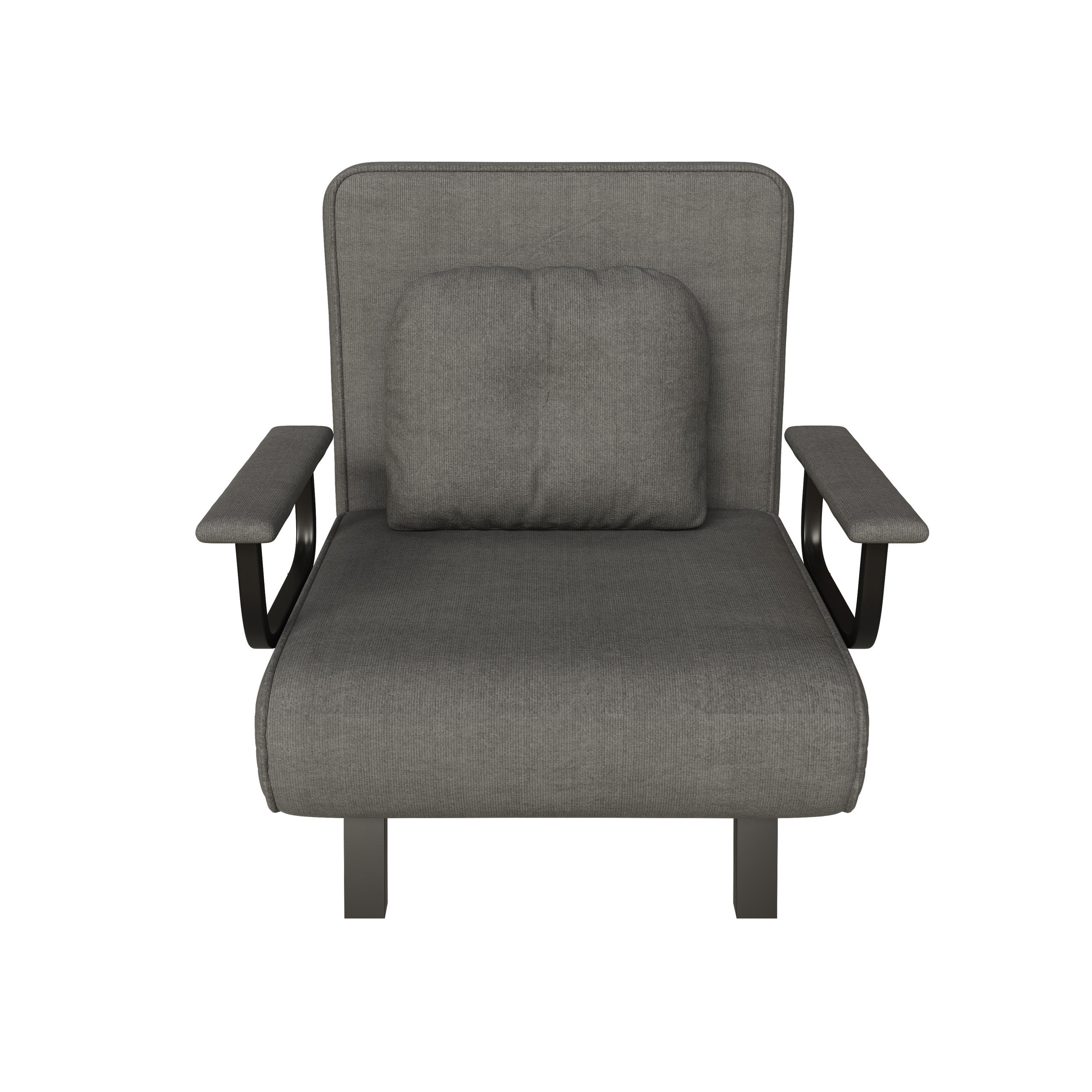 SCHLAFSESSEL 5-fach verstellbar und Liegefunktion, DE-42425, Grau - Grau, Metall (60/79/60cm) - ComfortXL
