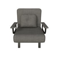 SCHLAFSESSEL 5-fach verstellbar und Liegefunktion, DE-42425, Grau - Grau, Metall (60/79/60cm) - ComfortXL