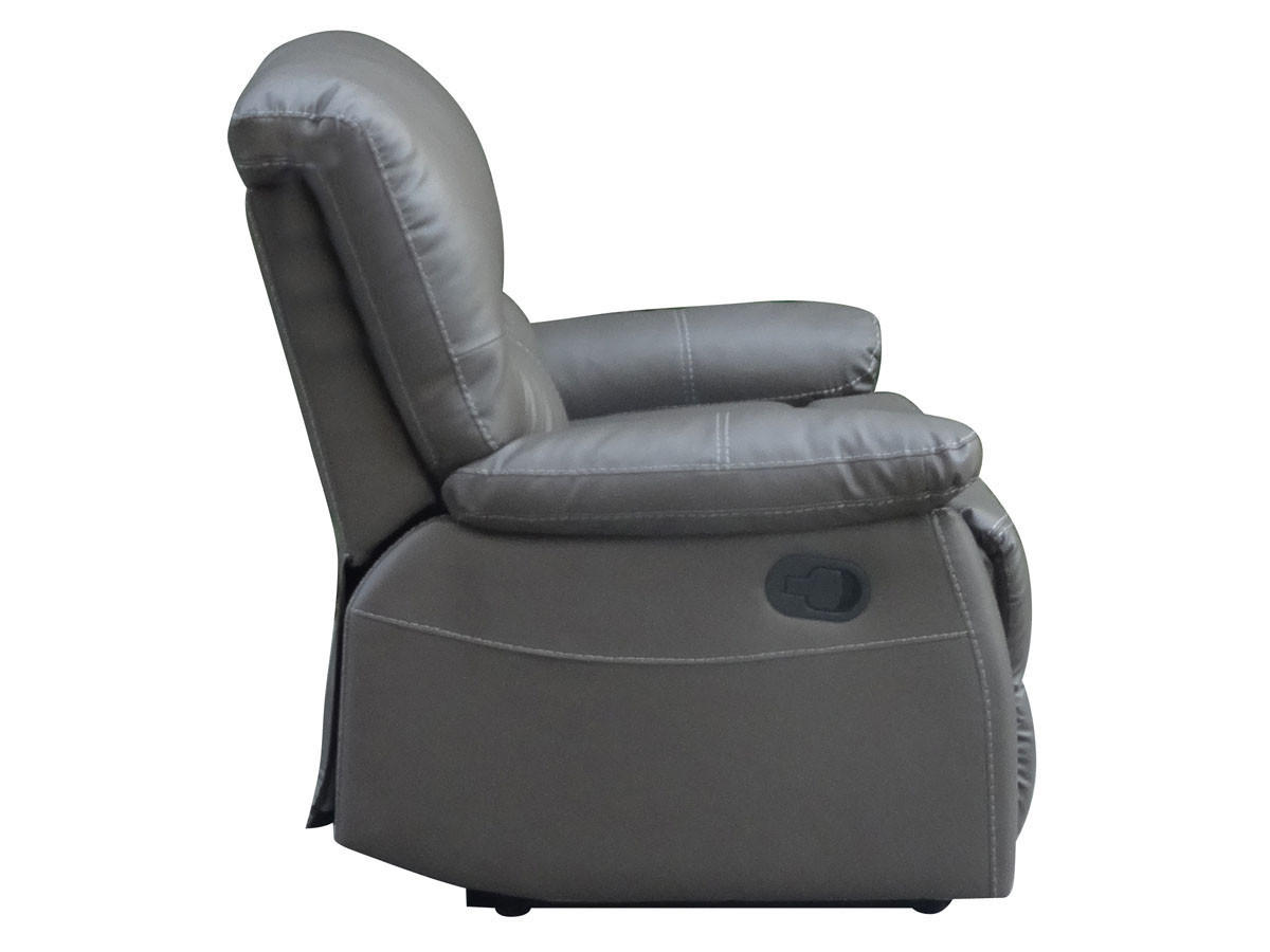 RELAXSOFA Lincoln Grau - Grau, Textil (197/103/89cm) - Habitat Garten