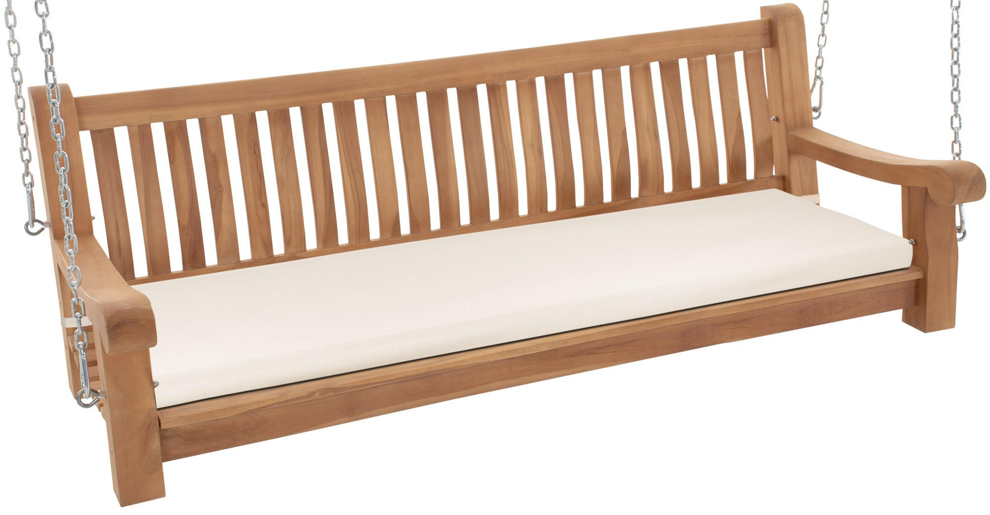 Deluke Schaukelbank Creme 180x62x70 cm