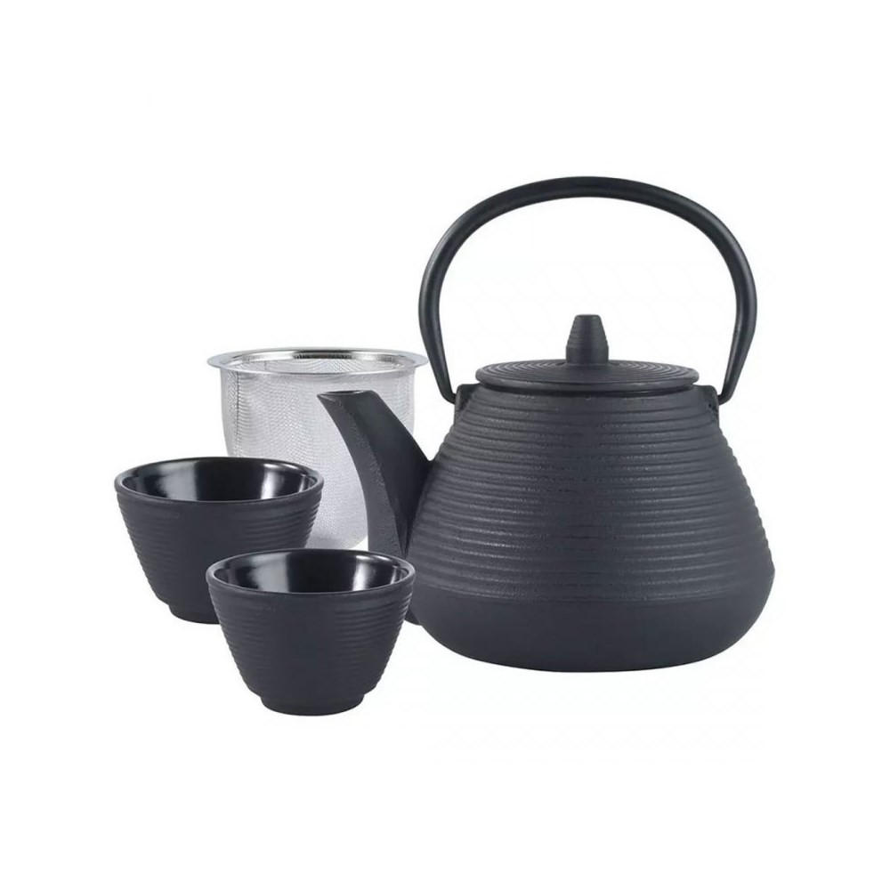 TEEKANNE Schwarz 20/20/15 cm KH1846 - Schwarz, Metall (1L) - Kinghoff 