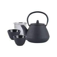 TEEKANNE Schwarz 20/20/15 cm KH1846 - Schwarz, Metall (1L) - Kinghoff 
