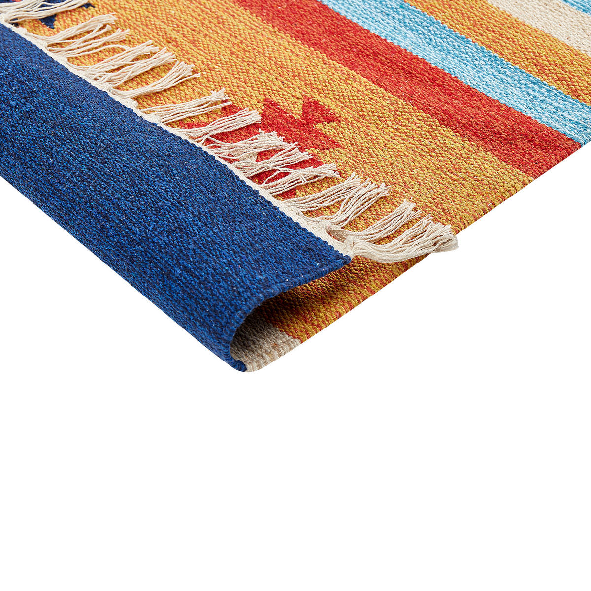KELIM-TEPPICH Taronik 200/140 cm - Multicolor, Textil (140/200cm) - Beliani