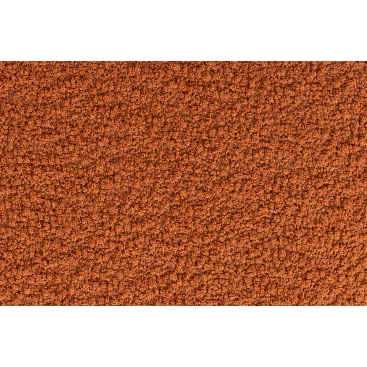 SITZHOCKER Marcos Pouf/ Bouclé Rot/ Braun - Rostfarben/Rot, Textil (40/44/40cm) - Drawer