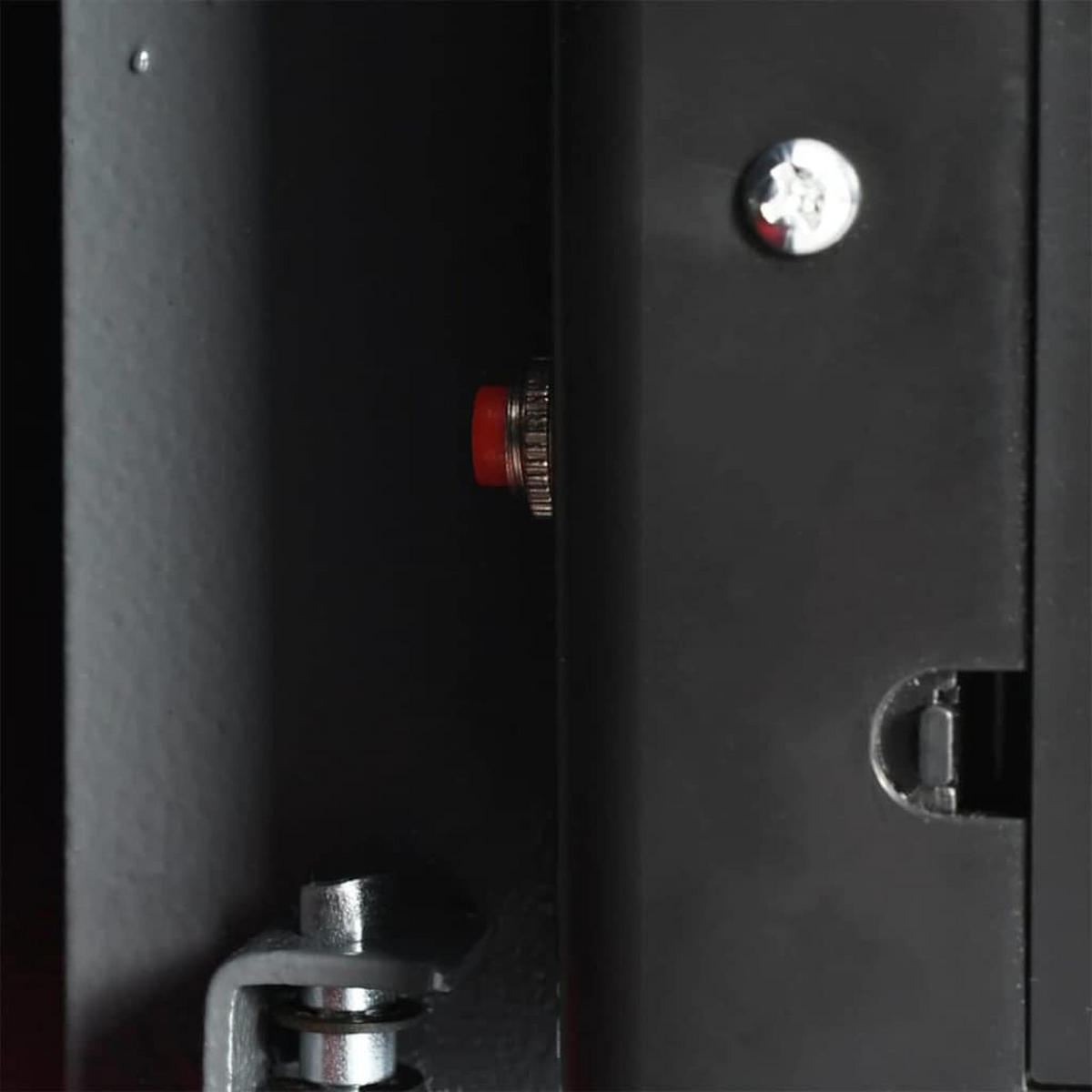 TRESOR Mite digital mit Schloss Dunkelgrau 31x20x20 cm Stahl - Dunkelgrau, Metall (31/20/20cm) - DELUKE