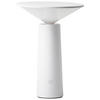 LED-TISCHLEUCHTE Weiß Levira - Weiß, Metall (14/14/19cm) - Beliani
