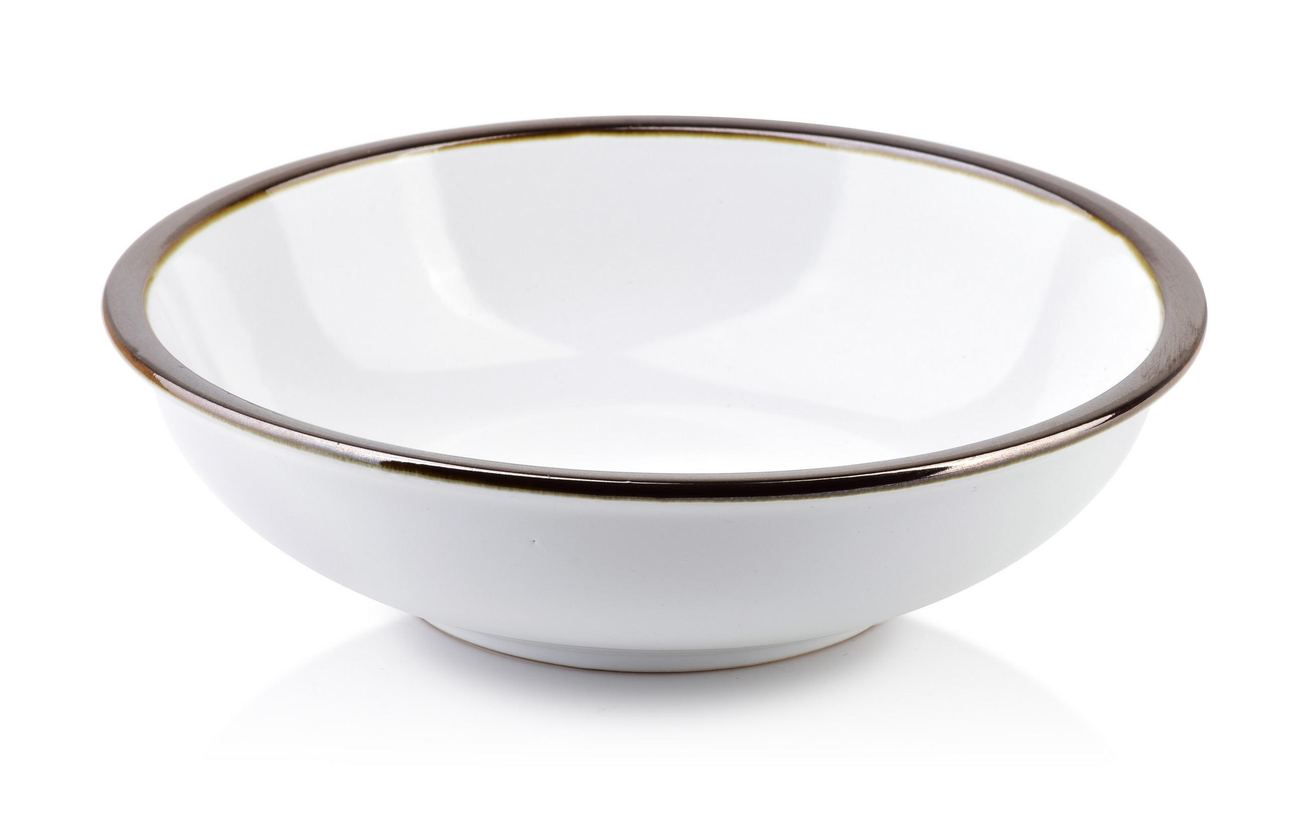 SCHALE Cal Weiß 18/18/5 cm Keramik - Weiß, Keramik (18cm) - Mondex