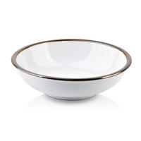 SCHALE Cal Weiß 18/18/5 cm Keramik - Weiß, Keramik (18cm) - Mondex