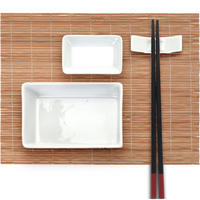 SUSHI-SET für 2 Personen Mehrfarben 32/31/3,5 cm - Multicolor, Keramik (31/3.5/32cm) - Excellent Houseware
