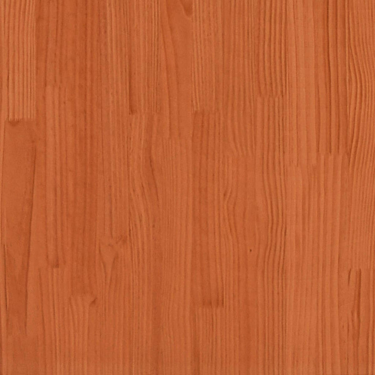 MASSIVHOLZBETT Wachsbraun 180/200 Cm Kiefer - Braun, Holz (180/200cm) - vidaXL
