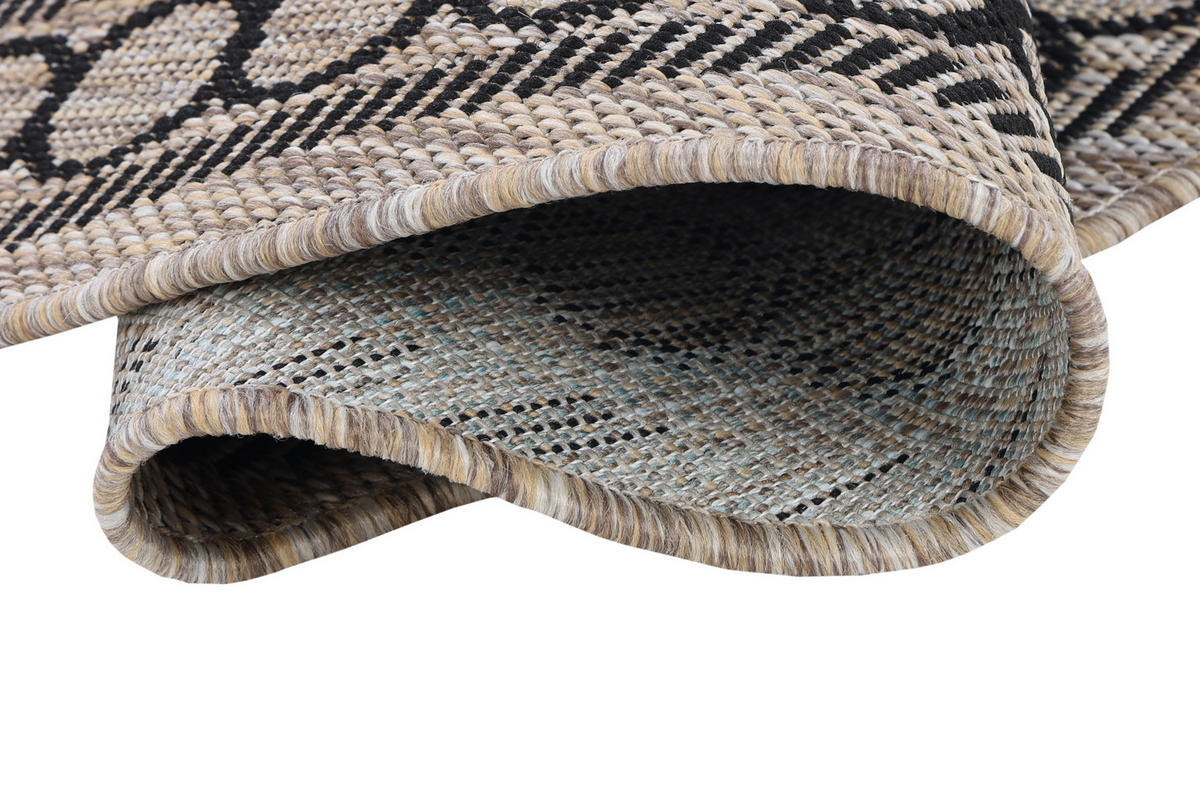 TEPPICH MELISSA Braun 100/100 cm - Braun, Kunststoff (100/100cm) - Tapiso