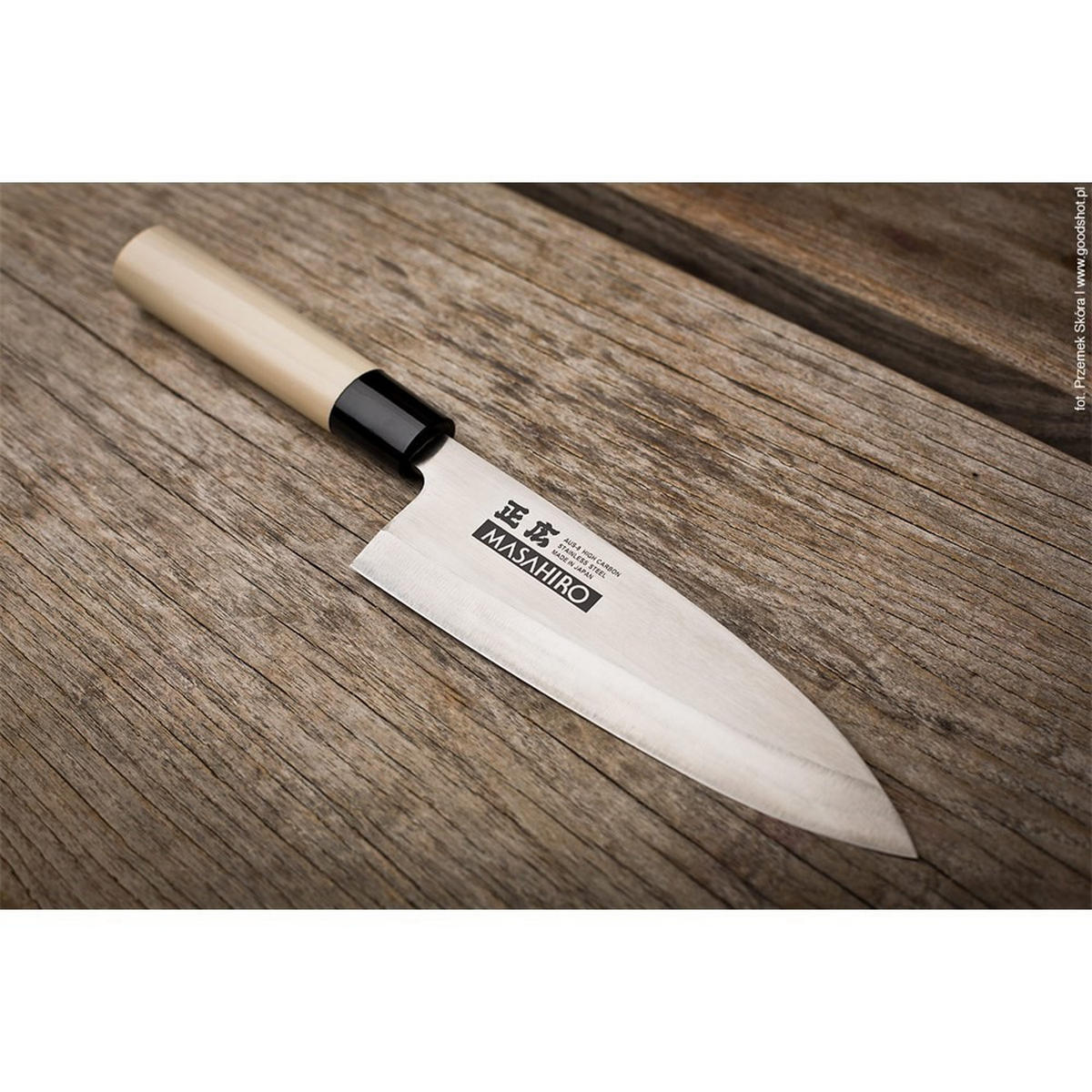 FISCHFILETIERMESSER Silber 33.2/5.4/33.2 cm 10007 - Silberfarben, Holz (33.2cm) - Masahiro 