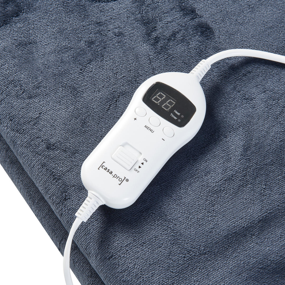 PŘIKRÝVKA Archi - tmavě modrá, textil (200/150cm) - [en.casa]