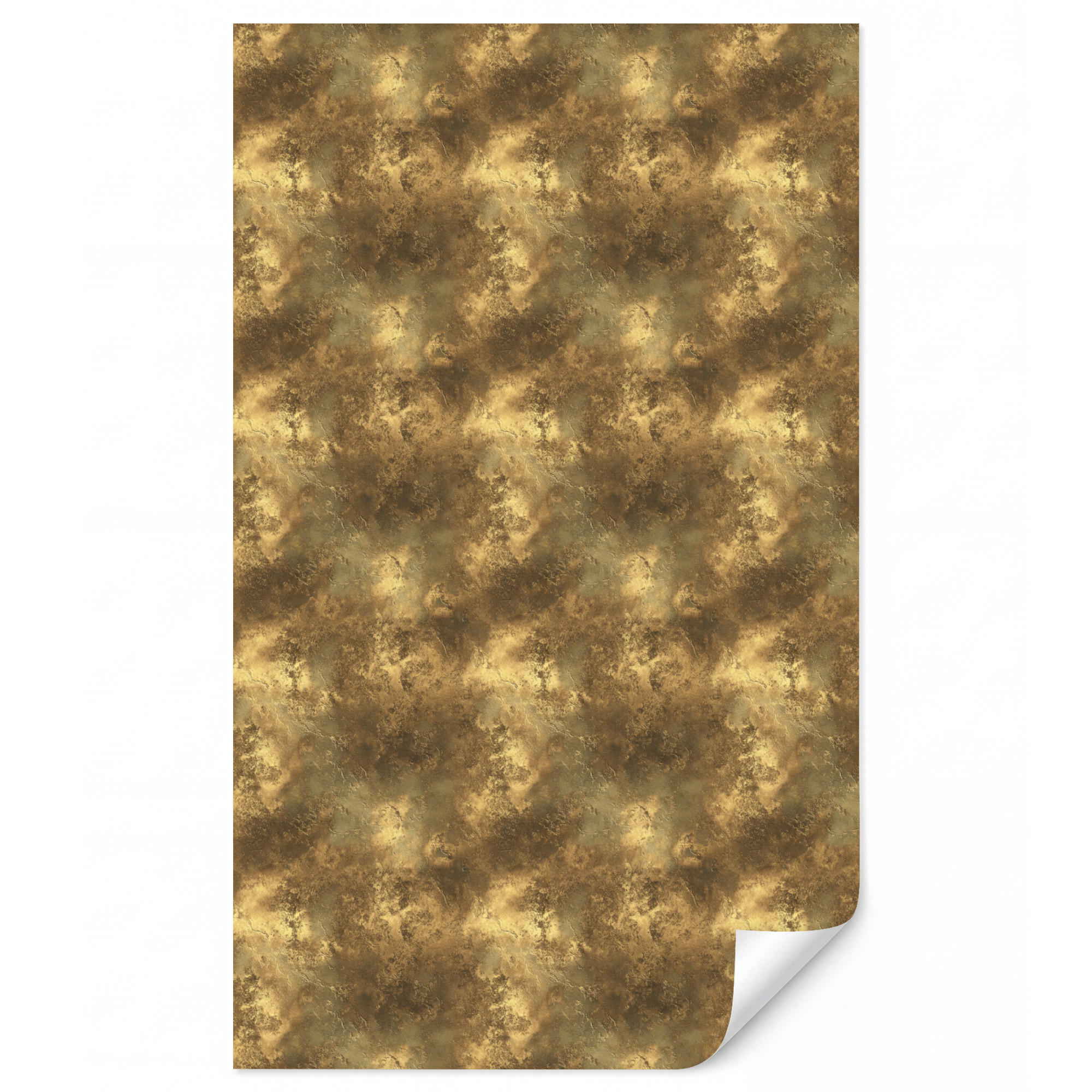 OnlyWow Tapete Messing 120x200 cm
