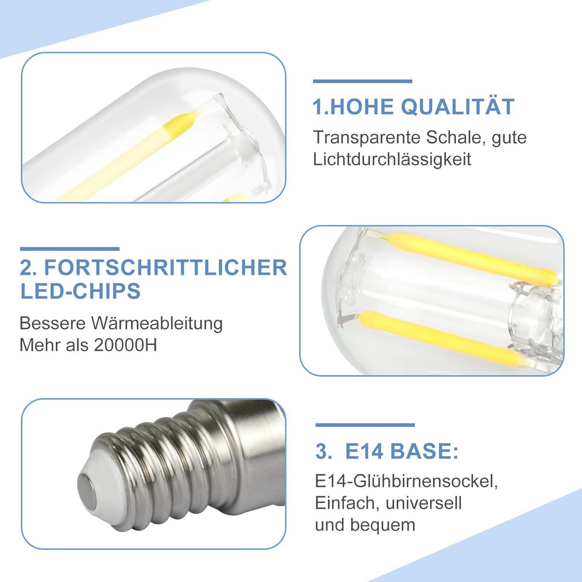 LEUCHTMITTEL Electrisynx 2.2/2.2/6.4 cm - Transparent, Glas (2.2/6.4cm) - ZMH