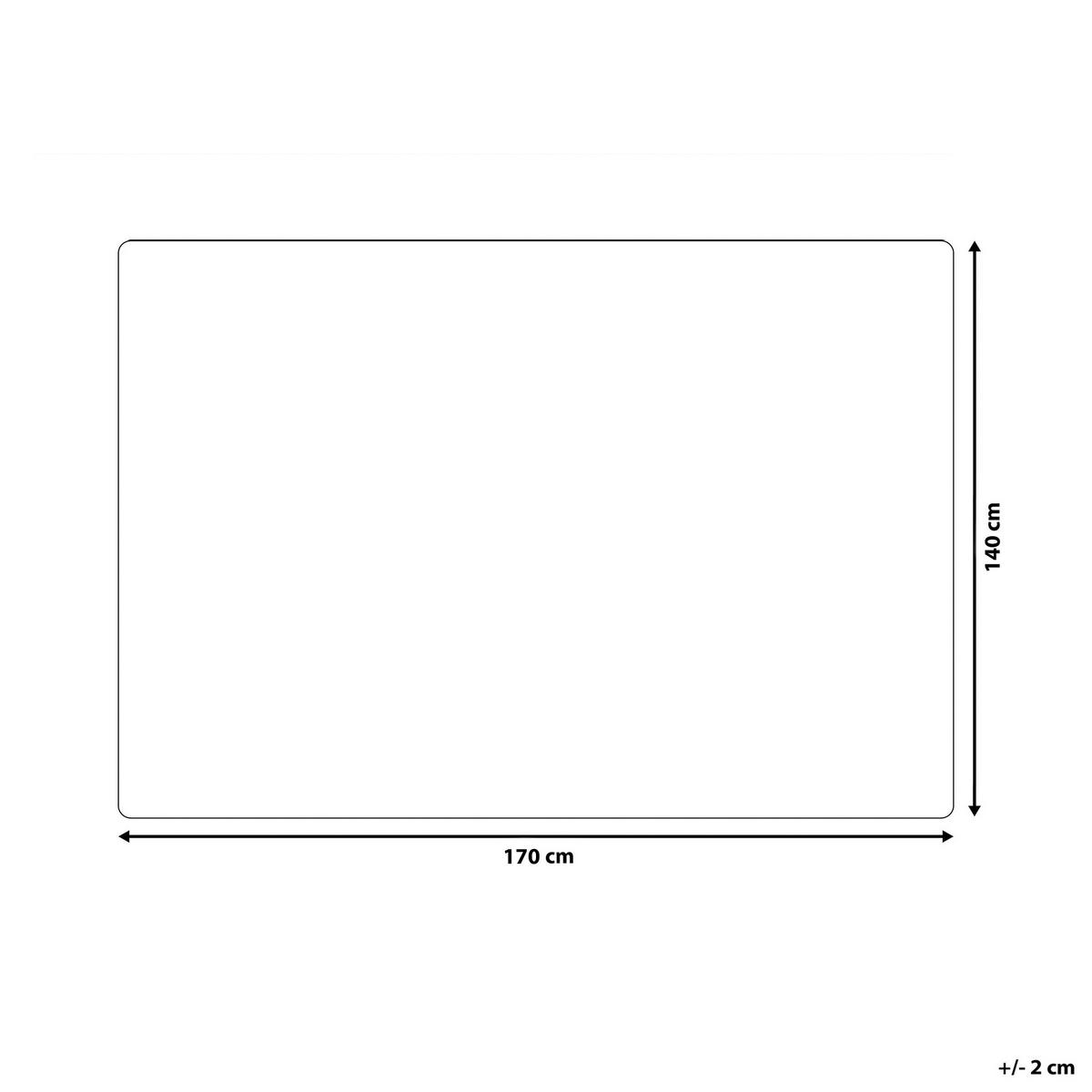 DECKE Dunkelgrau Fethiye 170/140 cm - Dunkelgrau, Naturmaterialien/Textil (140/170cm) - Beliani