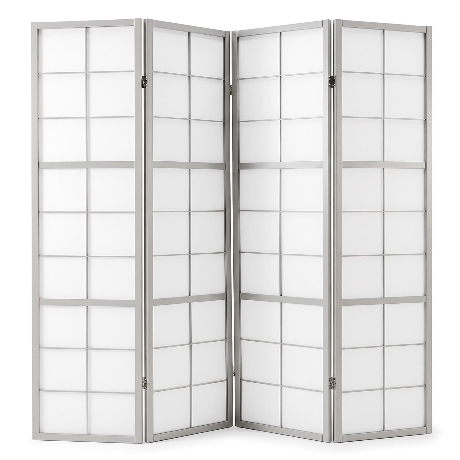 Homestyle4u Paravent Grau 176x179x2 cm