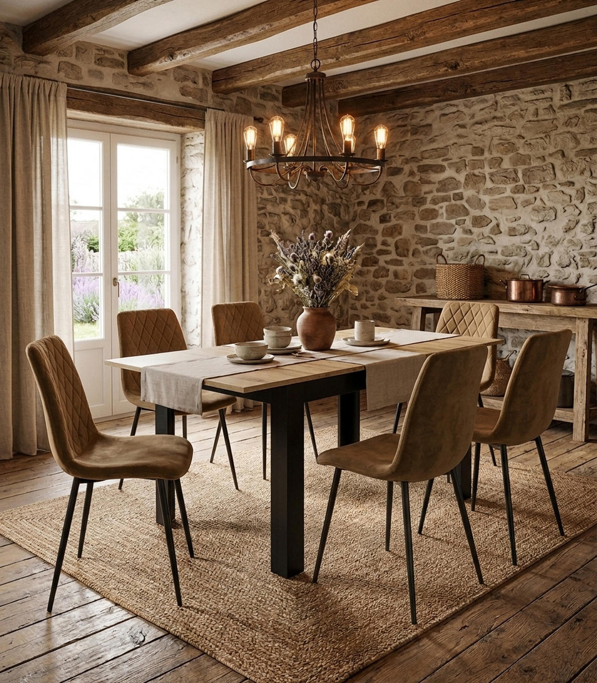 ESSTISCH ausziehbar Eiche Artisan - Eiche Artisan, Holzwerkstoff (160/80/75cm) - Mat-Haus