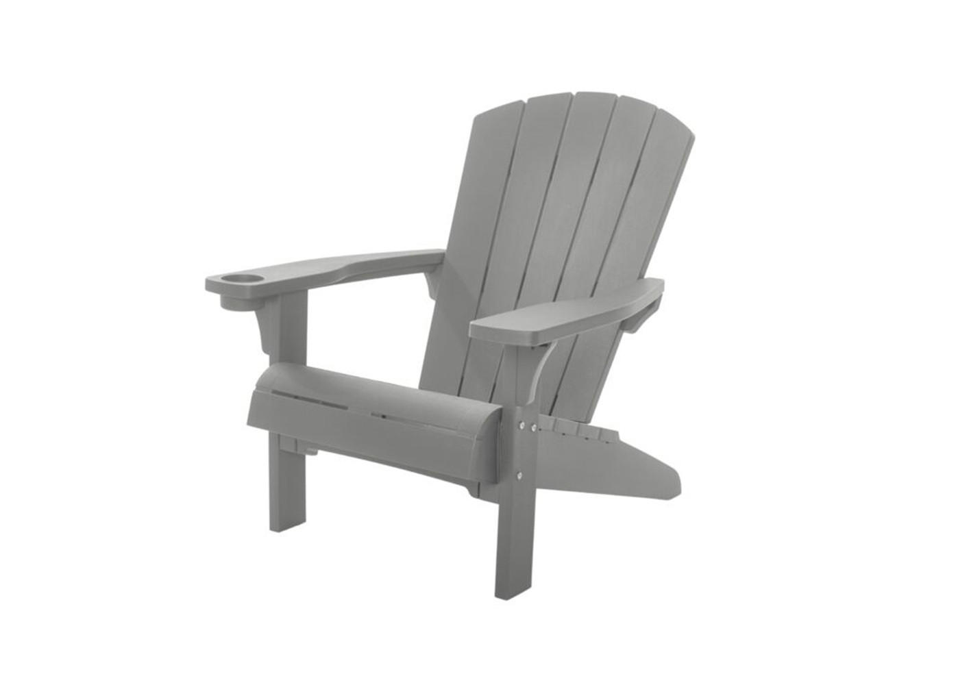 GARTENSTUHL Adirondack Alpine - Grau, Kunststoff (80/96.5/81cm) - Keter