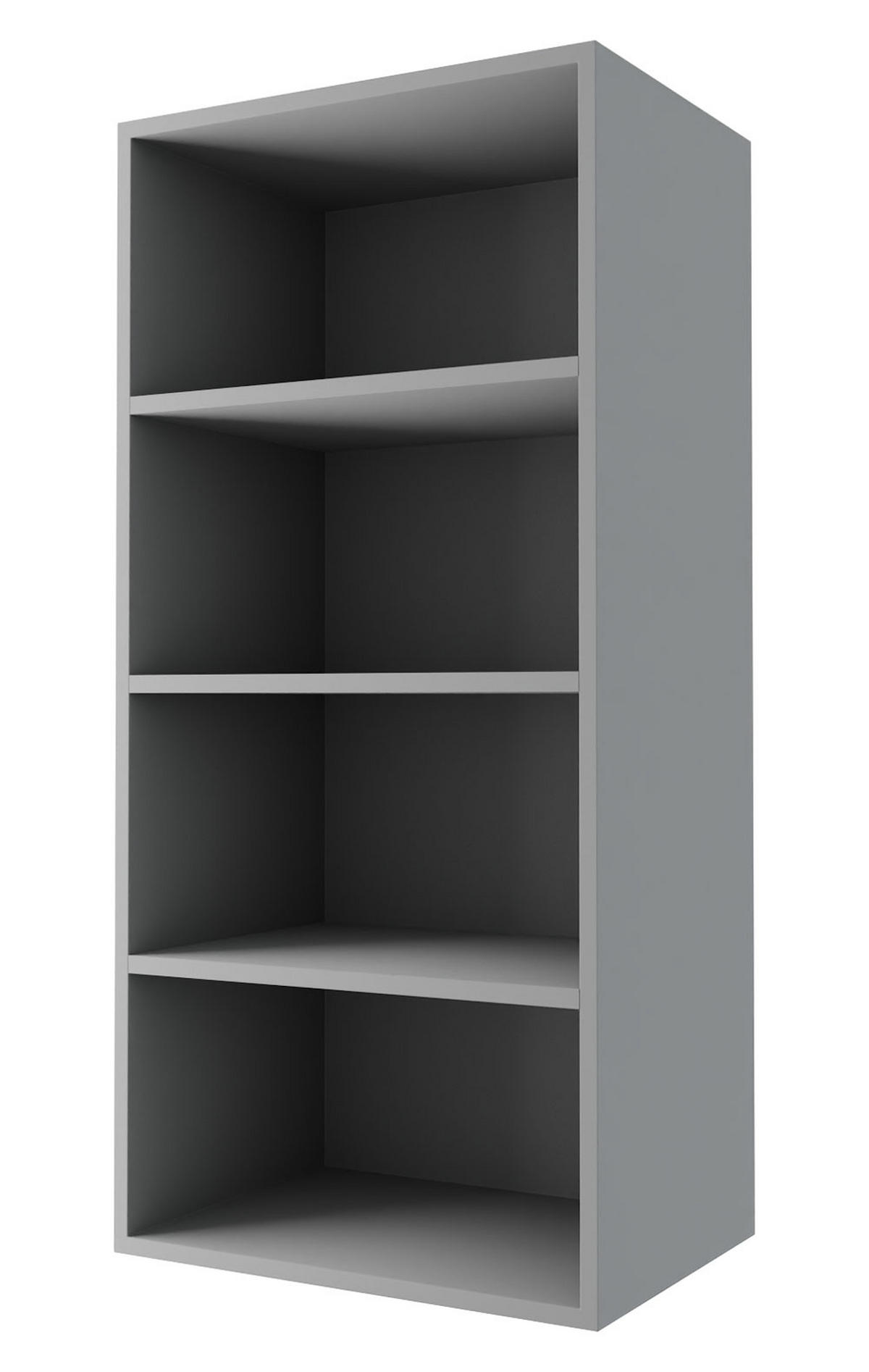 KÜCHENHÄNGESCHRANK Lamello W4/40 Schwarz Matt / Grau 40 / 32,5 / 96cm - Schwarz/Grau, Holz/Holzwerkstoff (40/96/32.5cm) - Feldmann-Wohnen