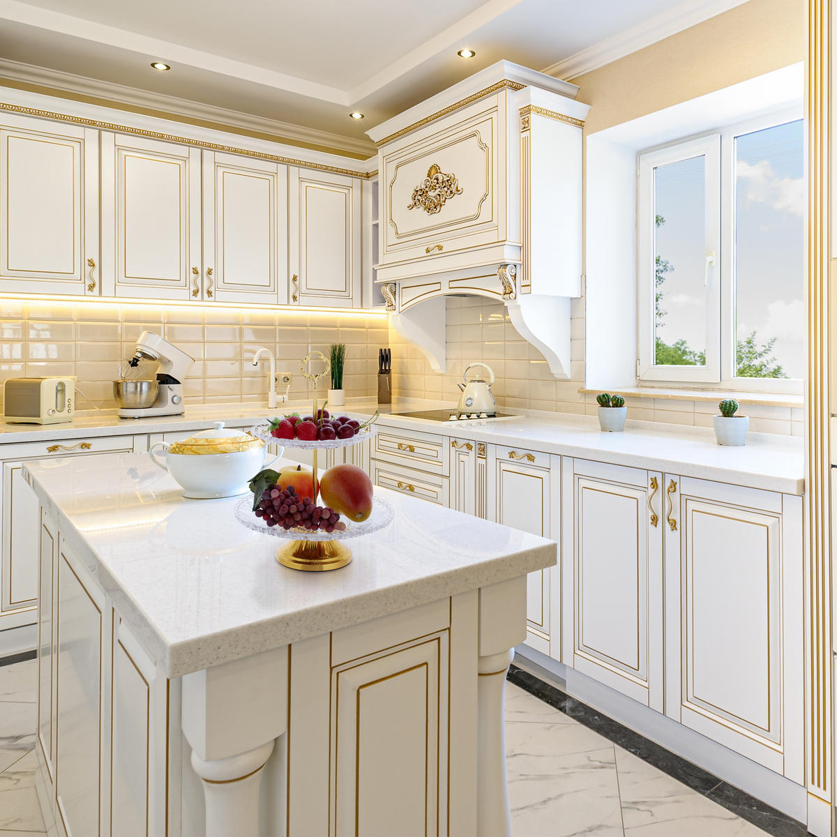 ETAGERE - Transparent, Glas/Metall (23/30cm) - Relaxdays