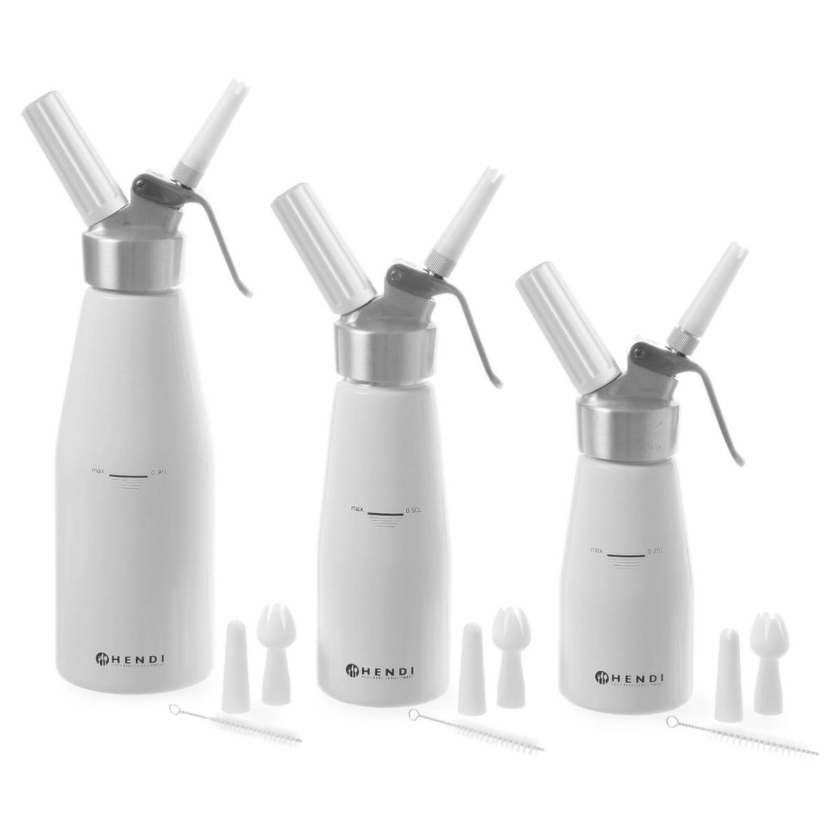 SAHNESPENDER Weiß 250 ml - Weiß, Metall (2/2/20cm) - Hendi
