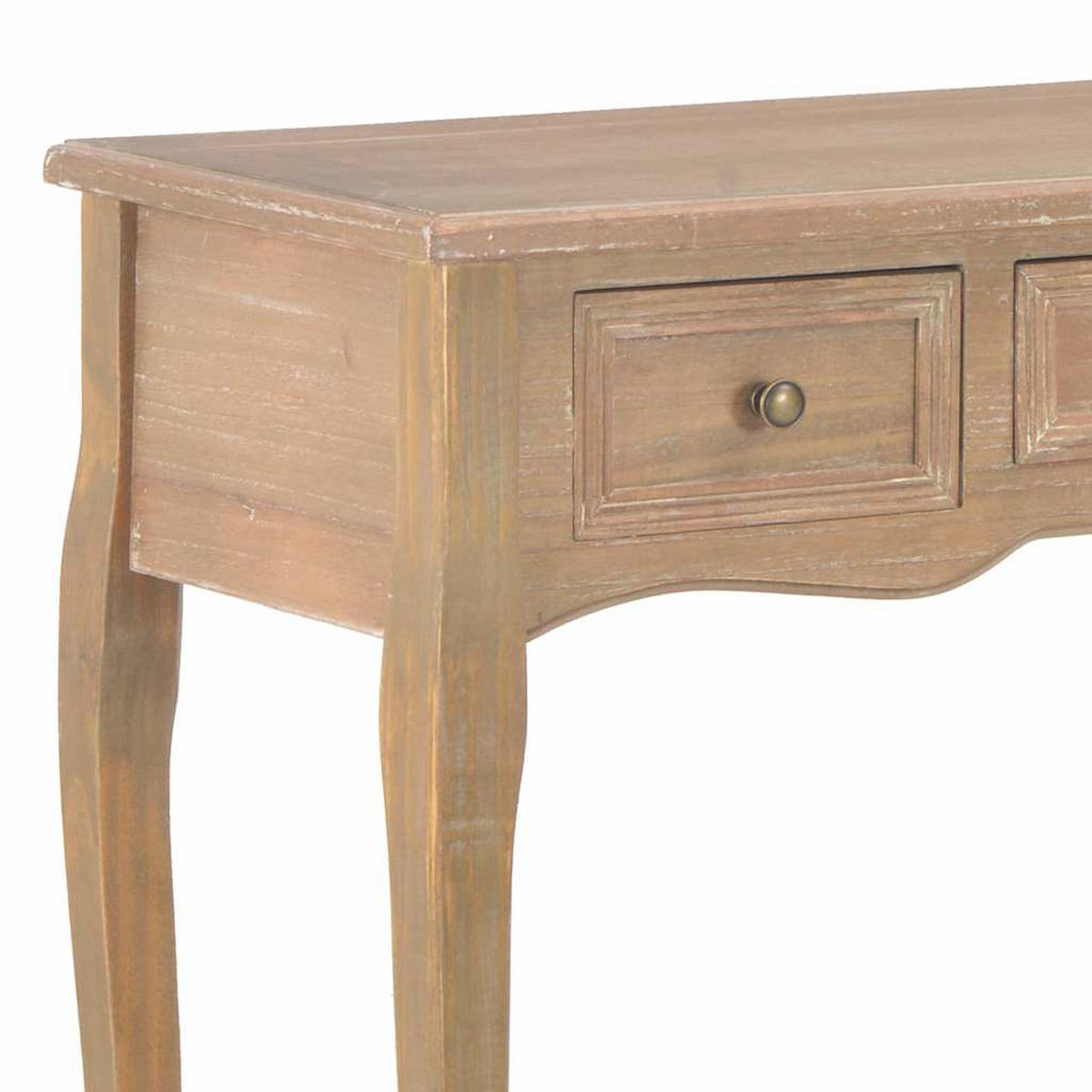 FRISIERTISCH Mit 3 Schubladen Braun - Braun, Holz (100/35/78cm) - vidaXL