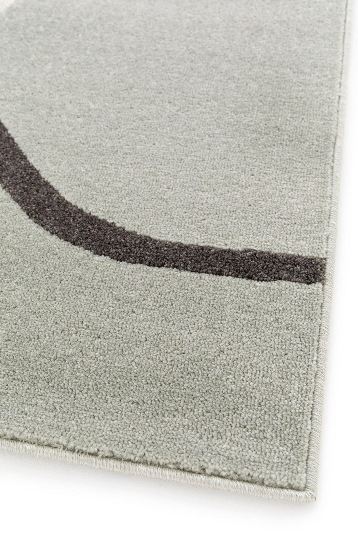 GEOMETRISCHER Teppich weich und bequem grün - Grün, Textil (160/230cm) - AFK Living