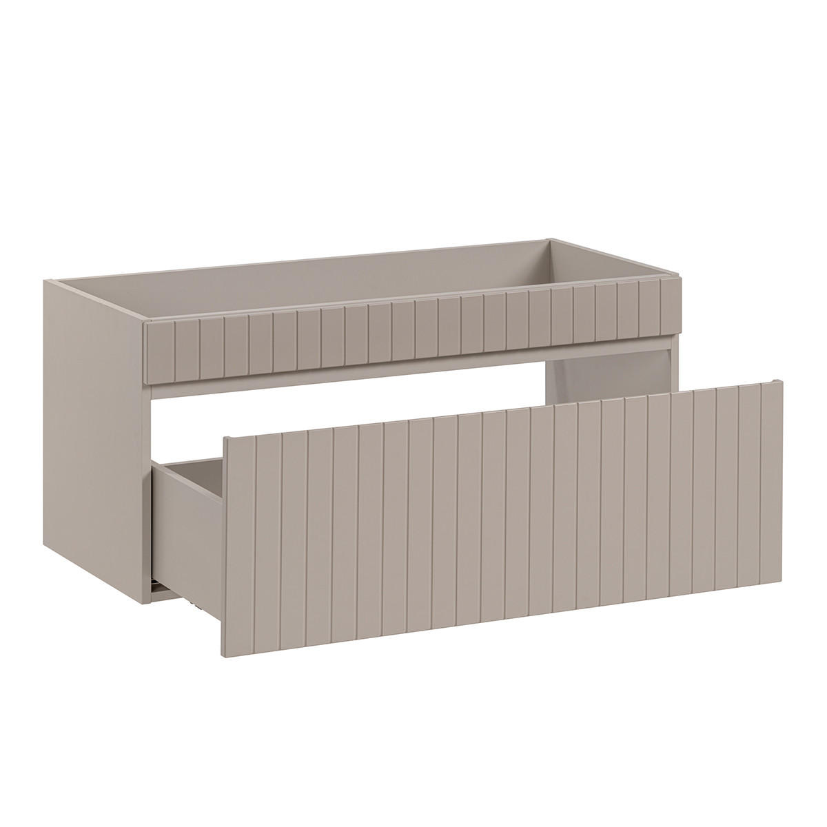 WASCHTISCHUNTERSCHRANK 100cm Zelie Kaschmir - Beige, Holzwerkstoff (100/46/46cm) - Petits-meubles