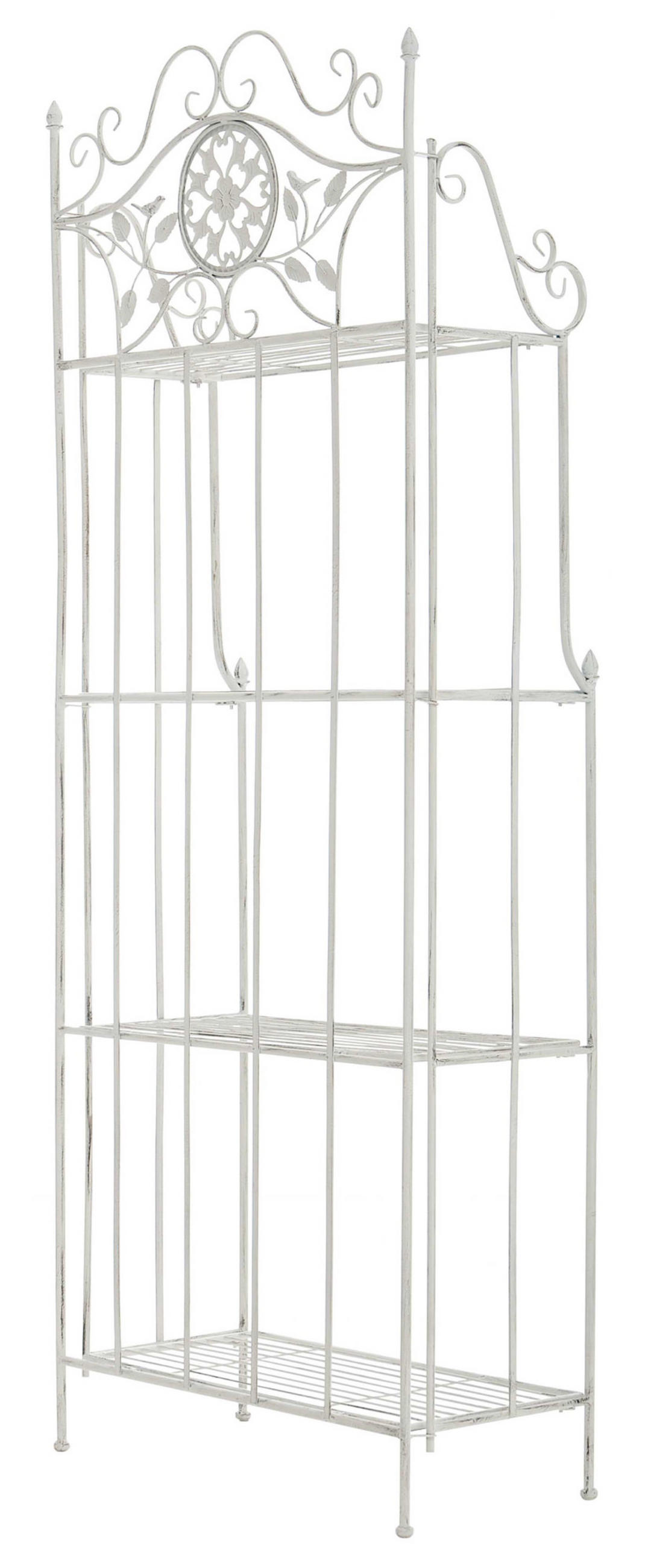 STANDREGAL Florenz antik weiß - Creme, Metall (66/175/32cm) - TPFGarden