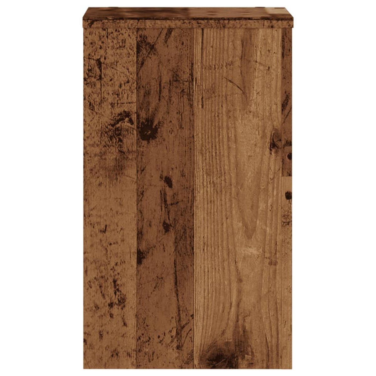 PFLANZENSTÄNDER 2er Set Altholz-Optik 30/30/50 Cm Holzwerkstoff - Braun, Holzwerkstoff (30/50/30cm) - vidaXL