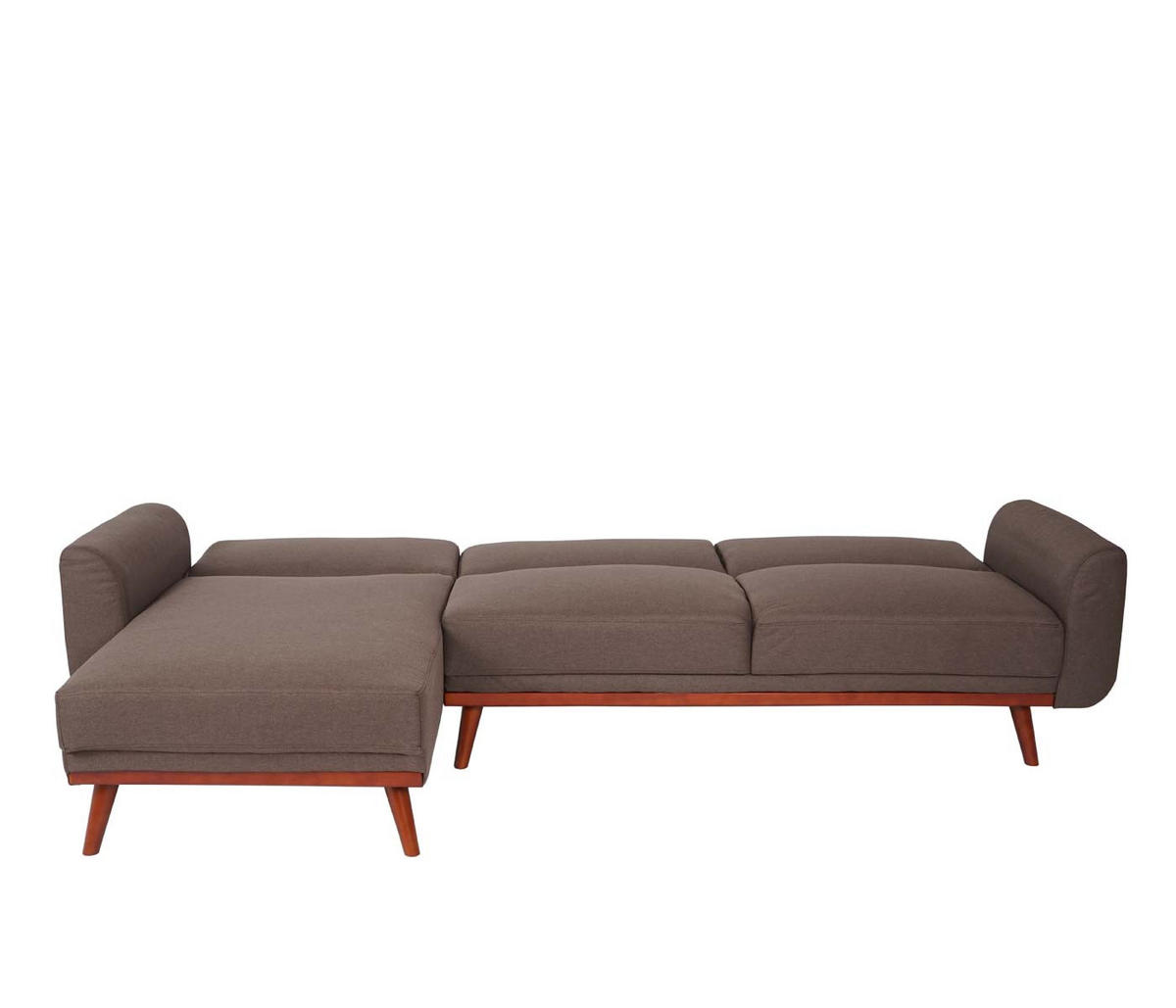 SOFA Braun - Braun, Textil (280/139cm) - MCW