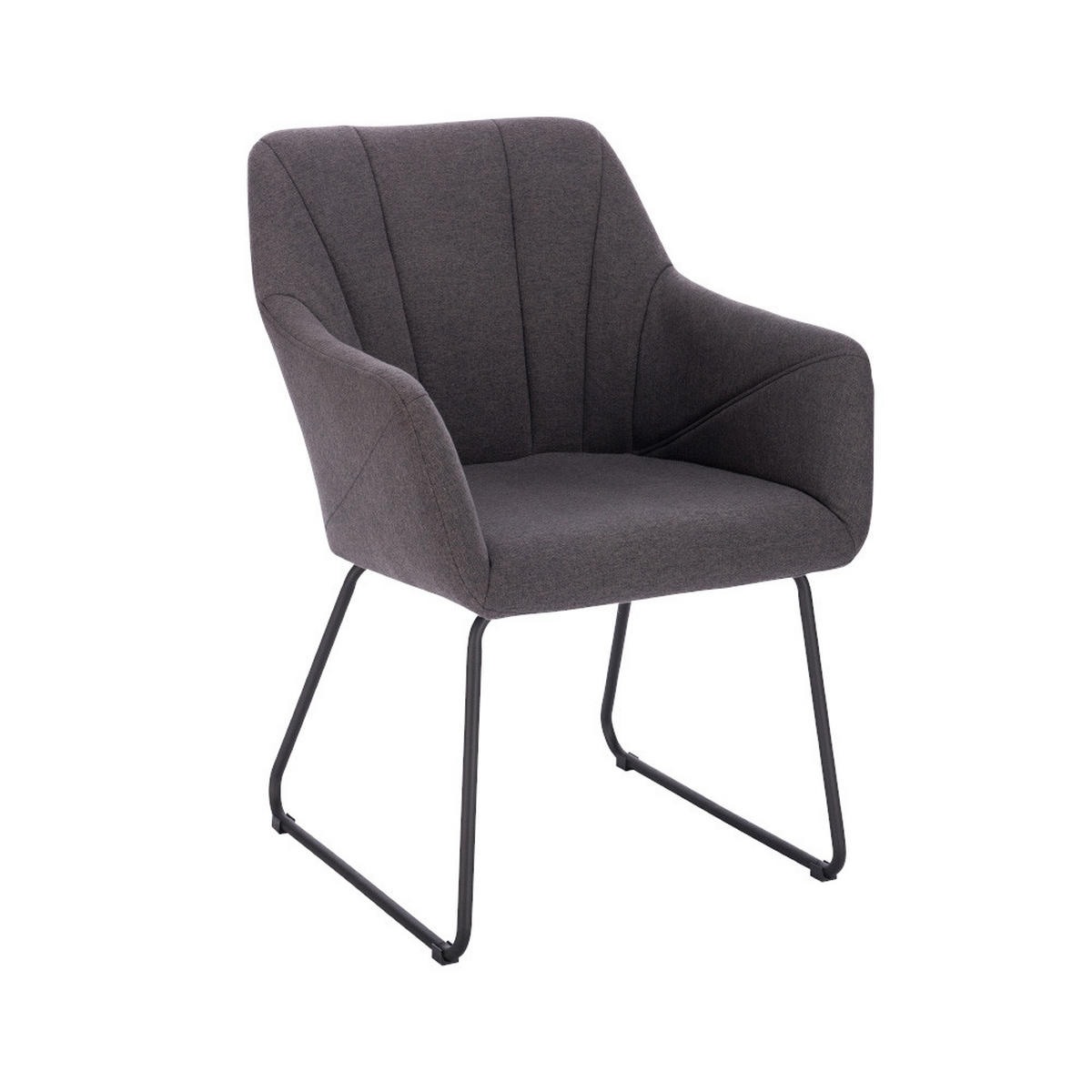 ESSZIMMERSTUHL PAKU - Anthrazit - Anthrazit, Kunststoff (59/84/64cm) - Home Deluxe