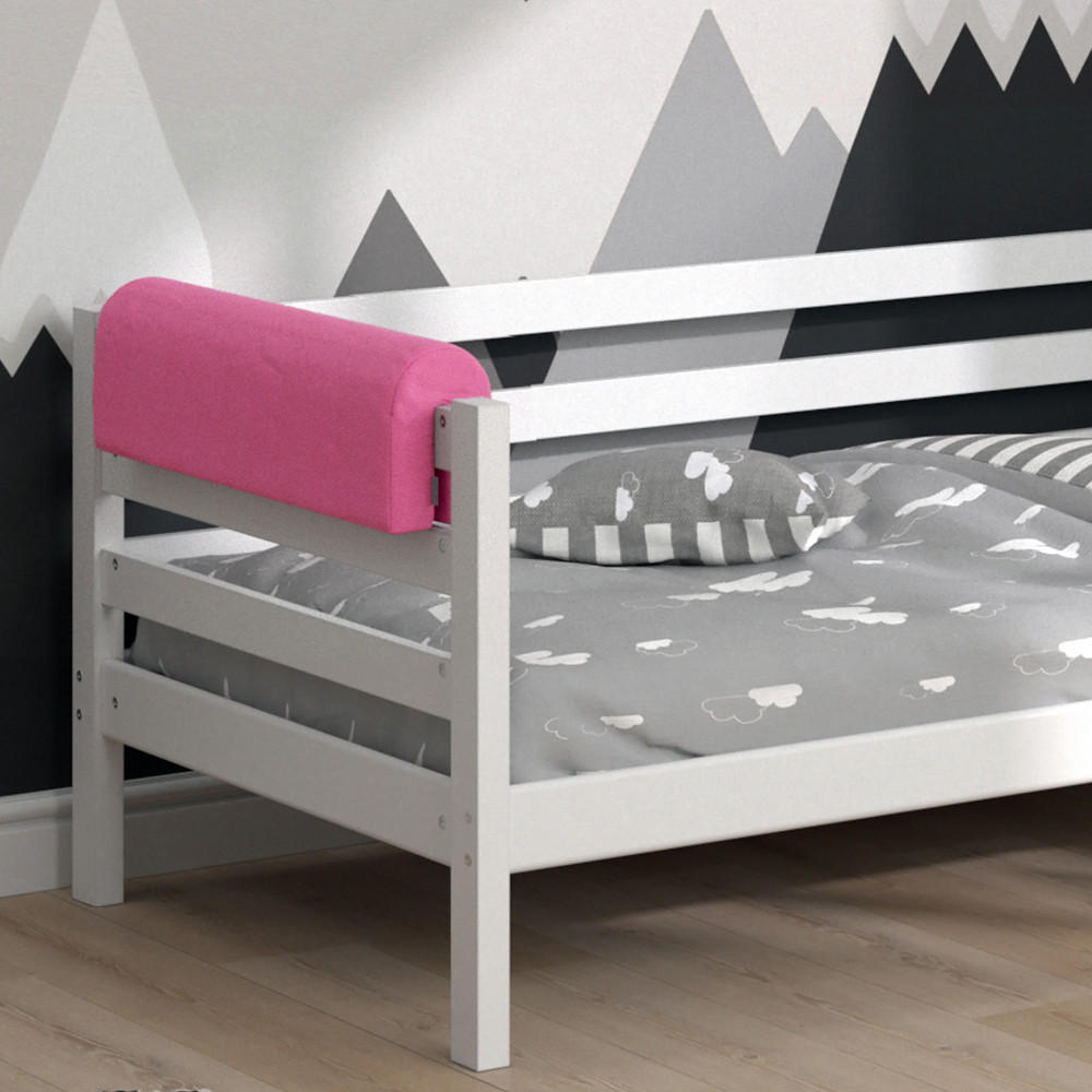 BETTUMRANDUNG Rosa 70 x 20 cm - Pink, Textil (70/20/14cm) - VitaliSpa