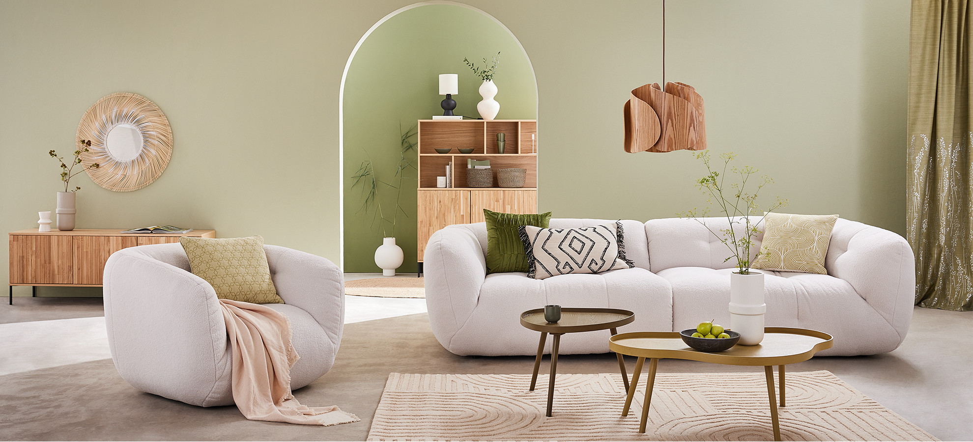 Comporta bliss soffa i beige