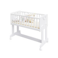 BEISTELLBETT Ornella, Wiege 5 in 1 inkl. Matratze Weiß - Weiß, Holz (40/90cm) - Premiers Moments