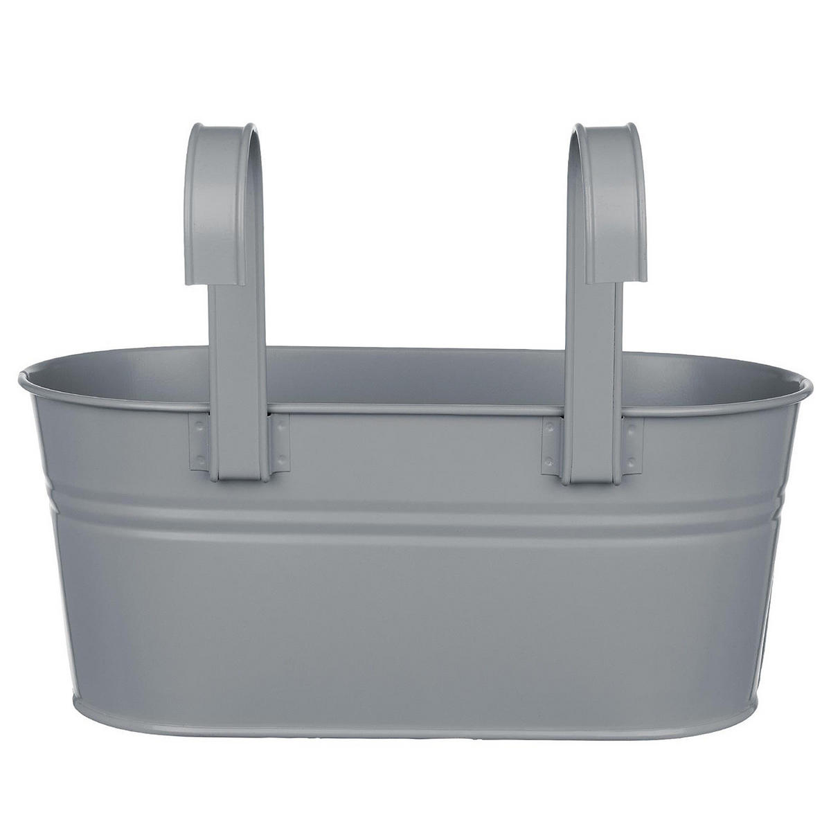 HÄNGETOPF Zinc - Grau, Metall (14cm) - Butlers