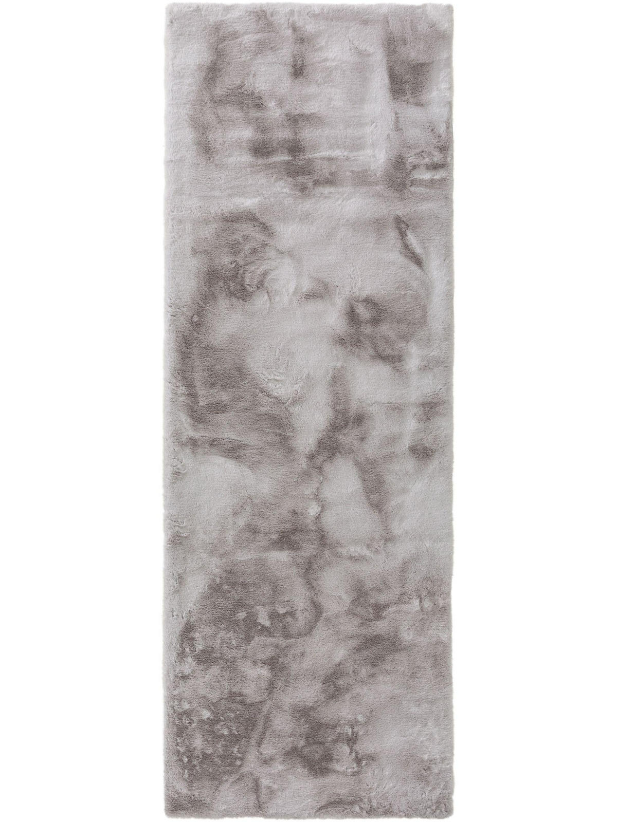 KUNSTFELL-TEPPICH Dave Grau 80x240 cm - Grau, Textil (80/240cm) - benuta Nest