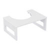 TOILETTENHOCKER - Weiß, Holz/Kunststoff (43/18/27.5cm) - Relaxdays