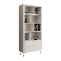 REGAL SCARLETT MIT SCHUBLADEN BEIGE + GOLD - Beige, Holzwerkstoff (88/193.8/38cm) - Lookway
