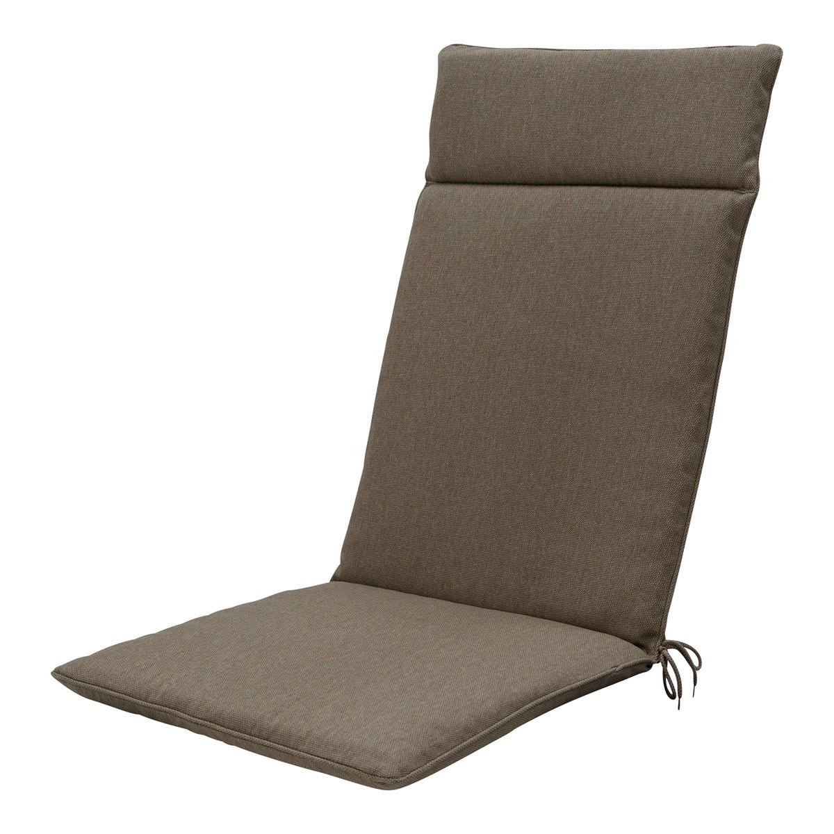 GARTENSTUHLKISSEN Canvas 120/50 cm 4er-Set - Taupe, Textil (50/8/120cm) - Madison