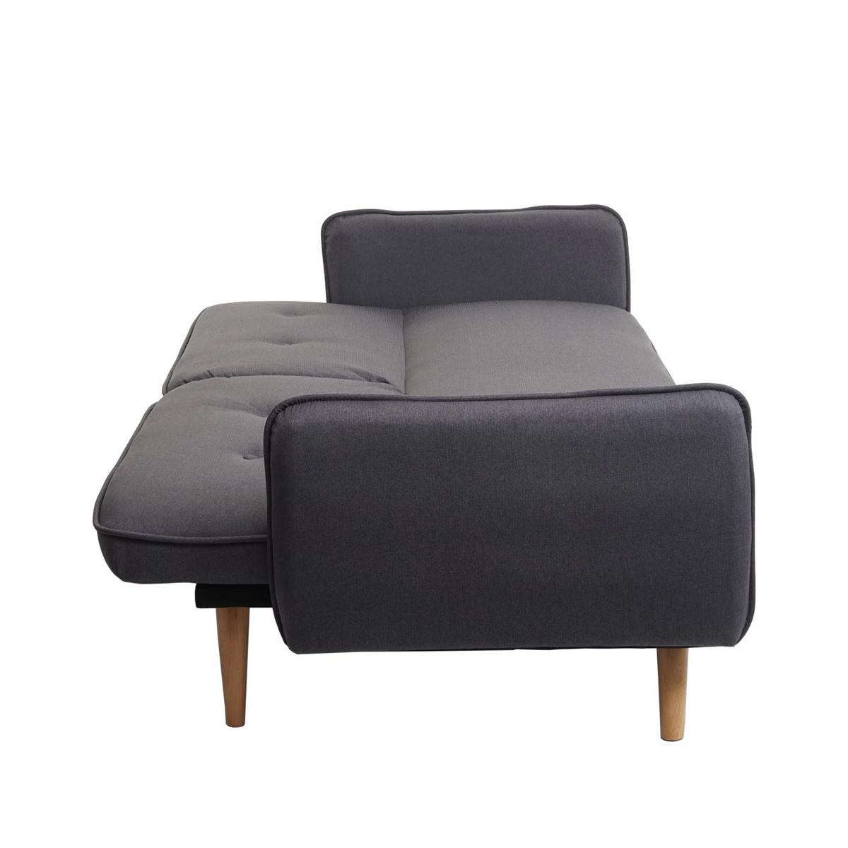 SCHLAFSOFA Anthrazit - Anthrazit, Textil (185/78/85cm) - MCW