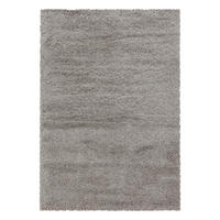 TEPPICH Hochflor Shaggy Uni Style Polypropylen Wohnzimmer Beige Läufer 60x110 - Beige, Textil (60/110cm) - KADIMA DESIGN