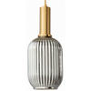 PENDELLEUCHTE Paris - Transparent/Goldfarben, Glas/Metall (13/13/125cm) - kiki design