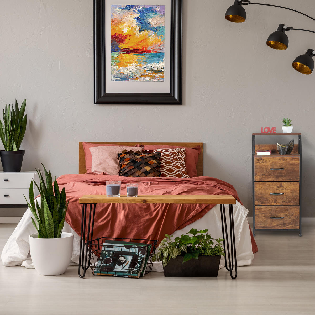 KOMMODE - Dunkelbraun, Holz/Holzwerkstoff (45/92/30cm) - Relaxdays