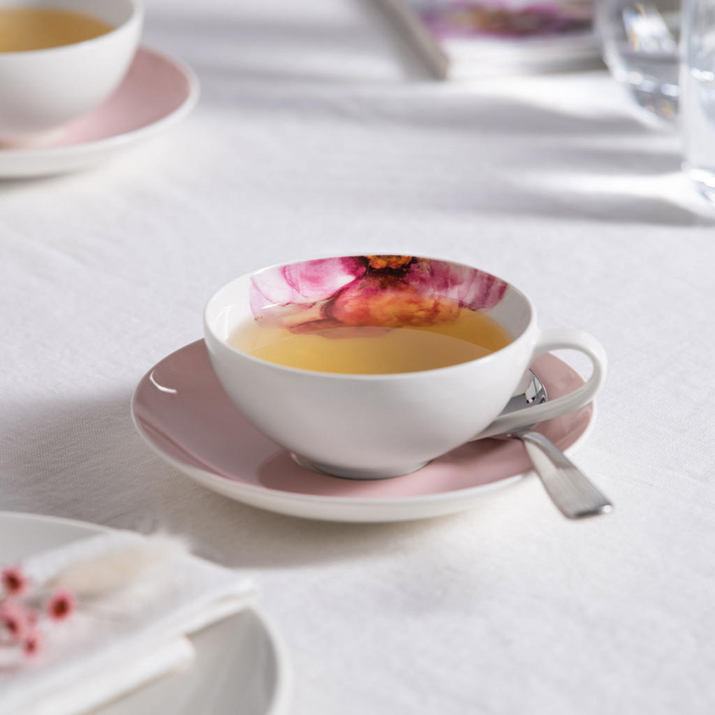 TEEOBERTASSEN Rose Garden bunt 110 ml 6er Set - Multicolor, Keramik (0.11L) - Villeroy & Boch