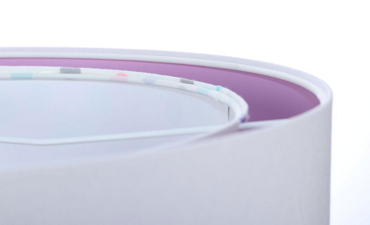 HÄNGELEUCHTE Rosa 50/23 cm - Pink, Kunststoff (50/1/23cm) - ONZENO
