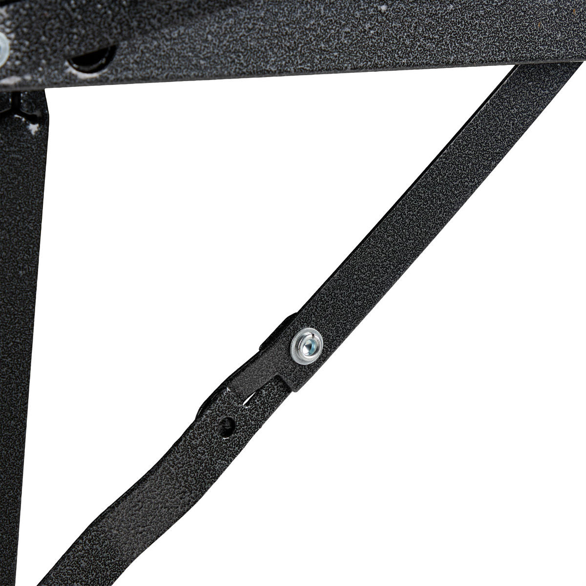 GARTENTISCH - Schwarz, Kunststoff/Metall (78/166/76cm) - Relaxdays