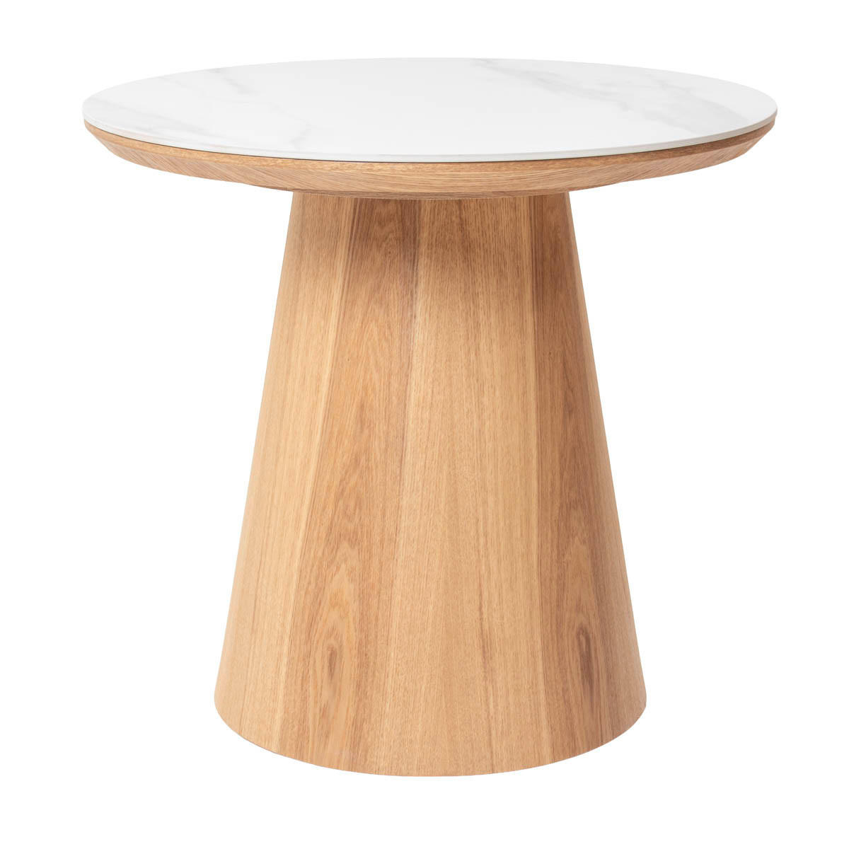 BEISTELLTISCH aus Keramik 60x60x55cm, natur - Braun, Holz (60/60/55cm) - Giga Meubel